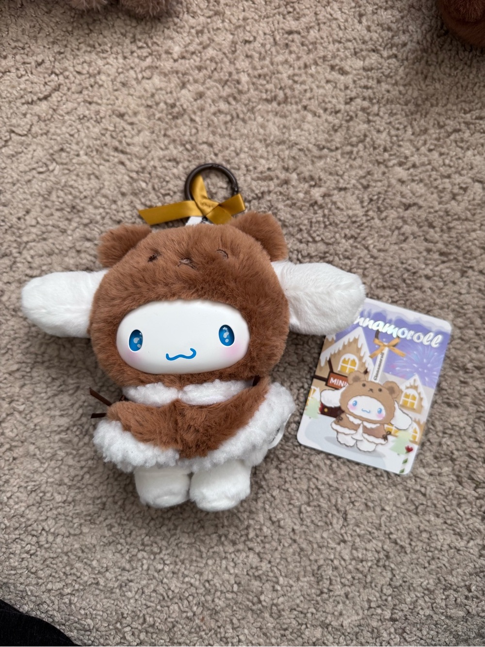 Hello kitty and friends little caps cinnamoroll plush pendant